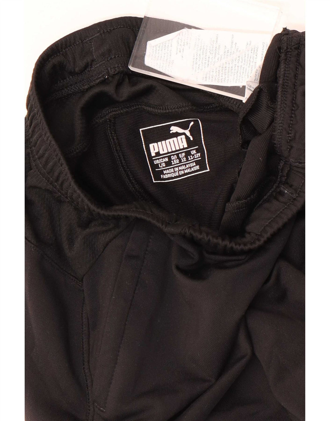 Pantaloni da tuta da ragazzo Puma 11-12 anni Large Nero Poliestere