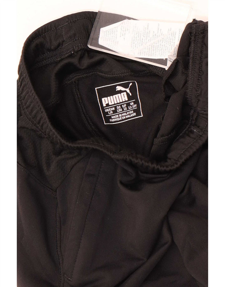 Pantaloni da tuta da ragazzo Puma 11-12 anni Large Nero Poliestere