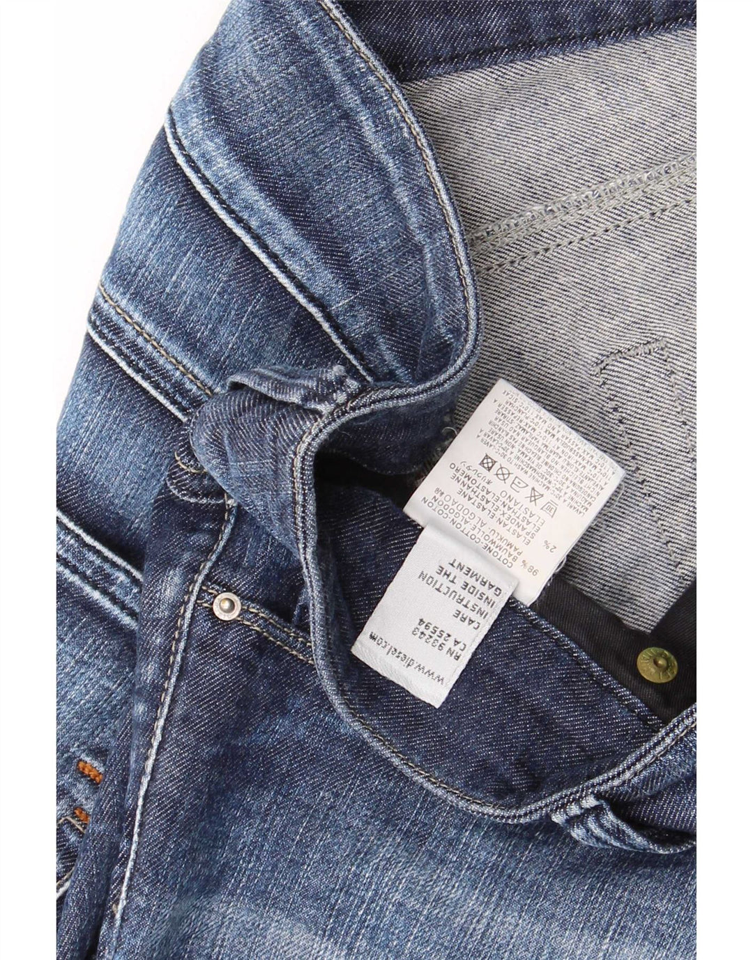 Jeans svasati da donna Diesel W28 L32 cotone blu
