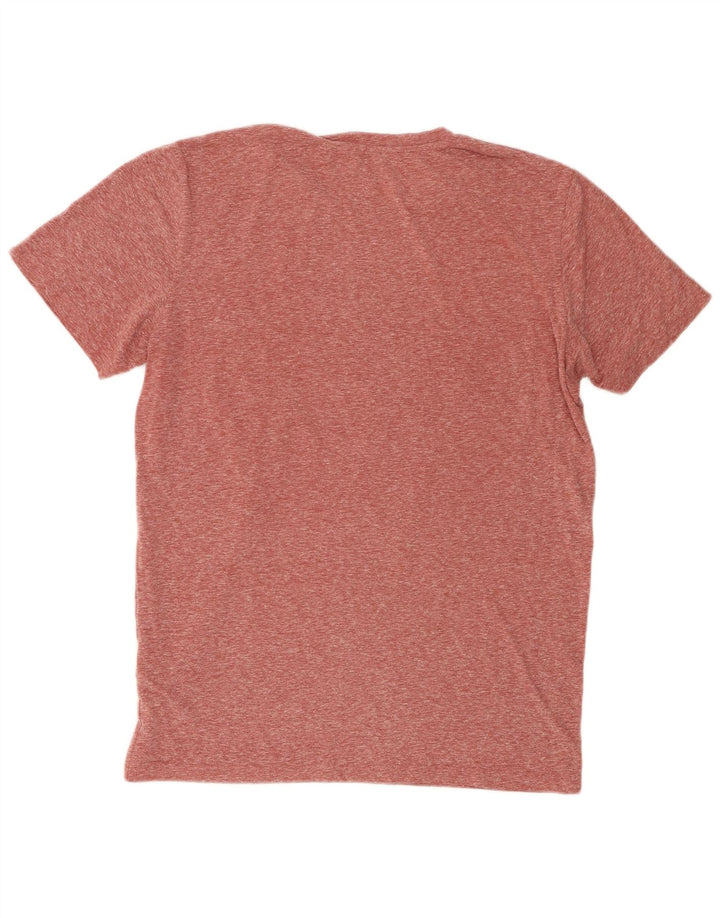 Jack & Jones T-shirt grafica da uomo Top grande poliestere chiazzato marrone