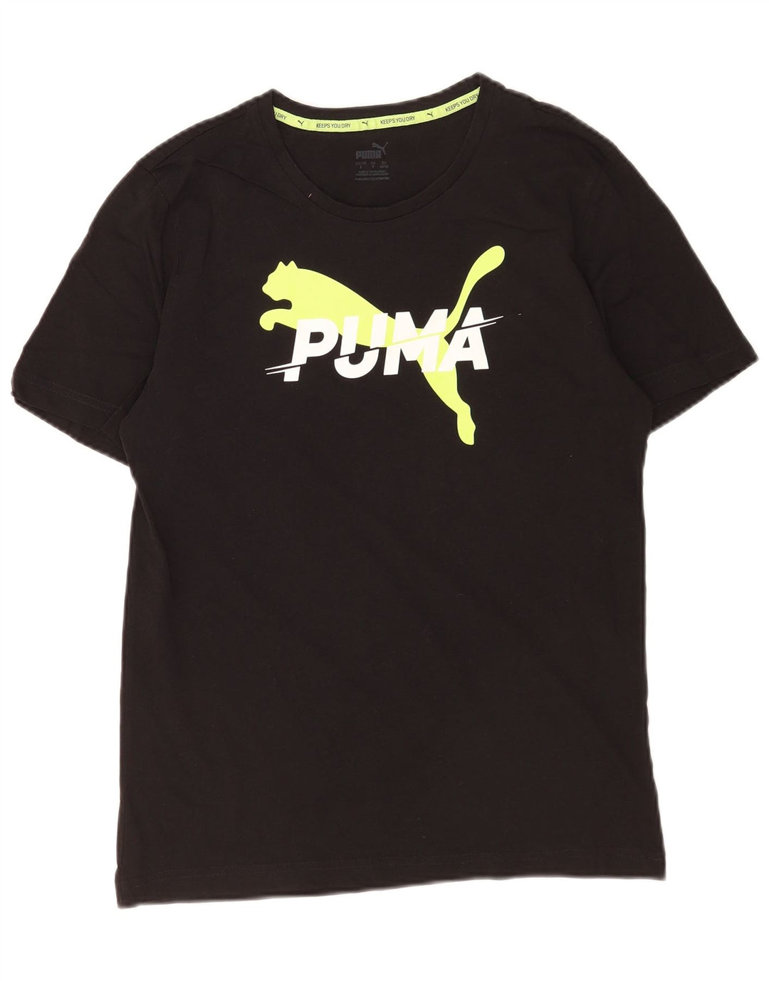 T-shirt grafica da uomo Puma Top Small Nera