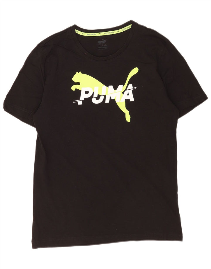 T-shirt grafica da uomo Puma Top Small Nera