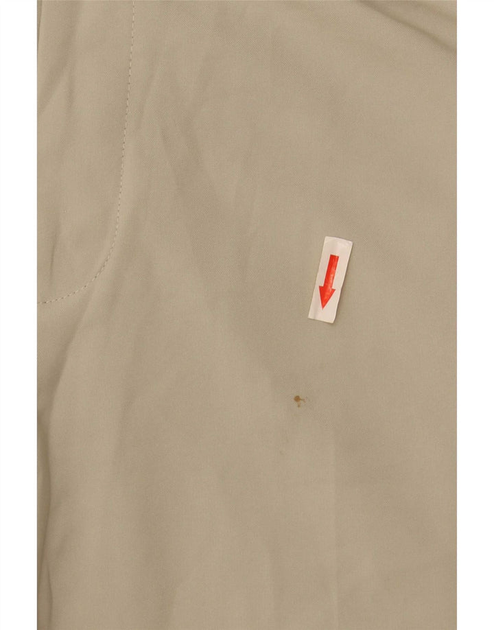 Pantaloni da abito regolari da uomo Marks & Spencer W34 L33 Poliestere beige