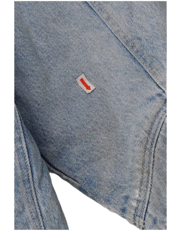 Giacca uniforme da uomo in denim Sherpa UK 42 XL Blu