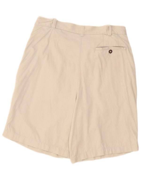 Pantaloncini chino da uomo Marks & Spencer W32 cotone beige medio