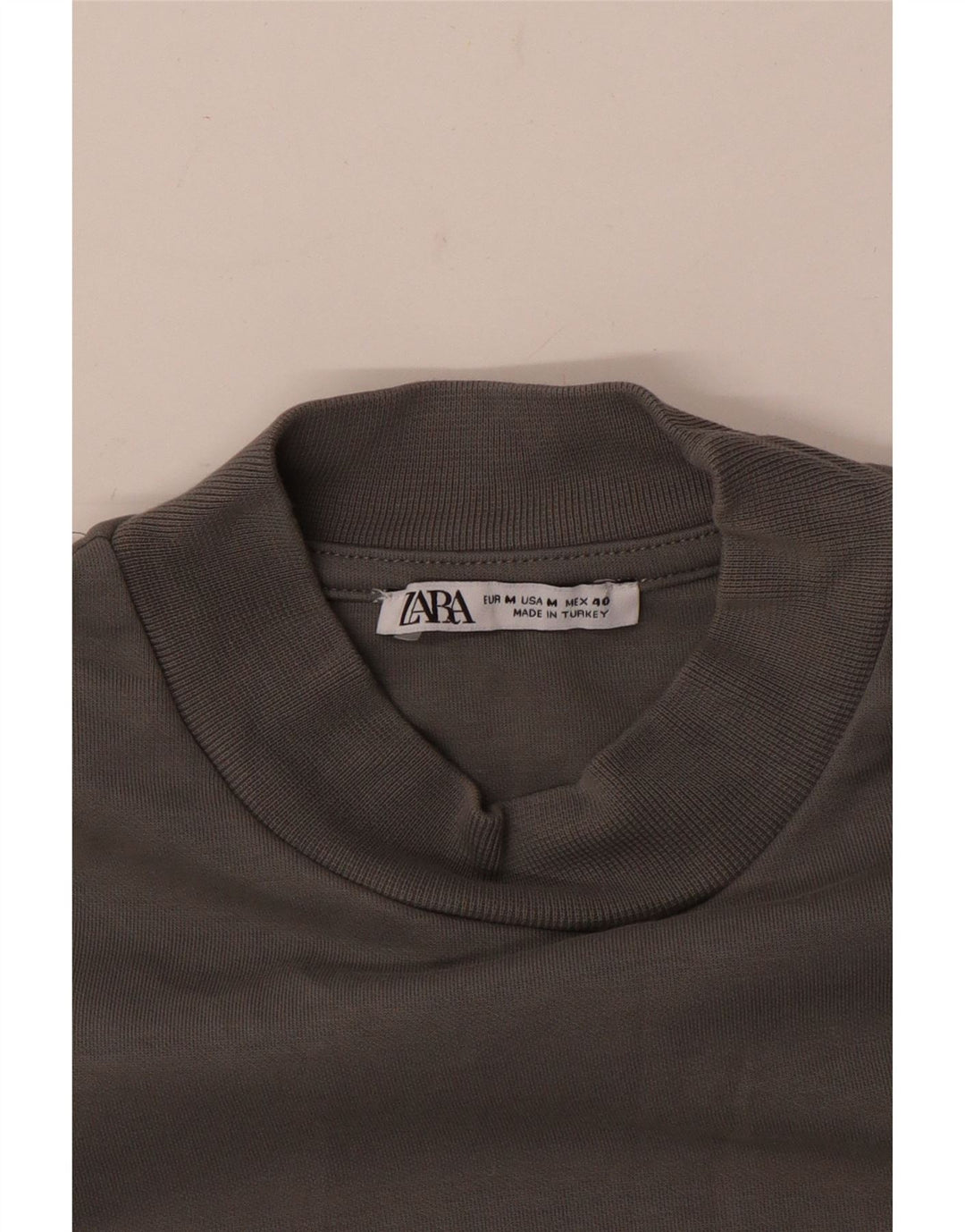 Felpa Zara Da Uomo Maglione Grigio Medio