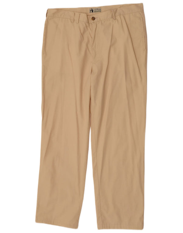 Pantaloni chino dritti da uomo Sergio Tacchini IT 58 4XL W40 L33 Cotone beige