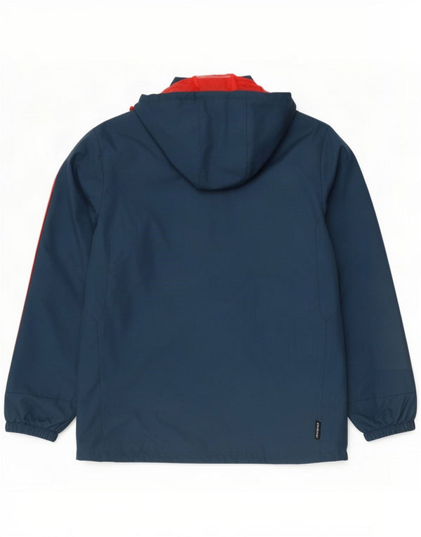 Adidas Mens Munster Rugby Hooded Rain Jacket UK 48/50 XL Navy Blue