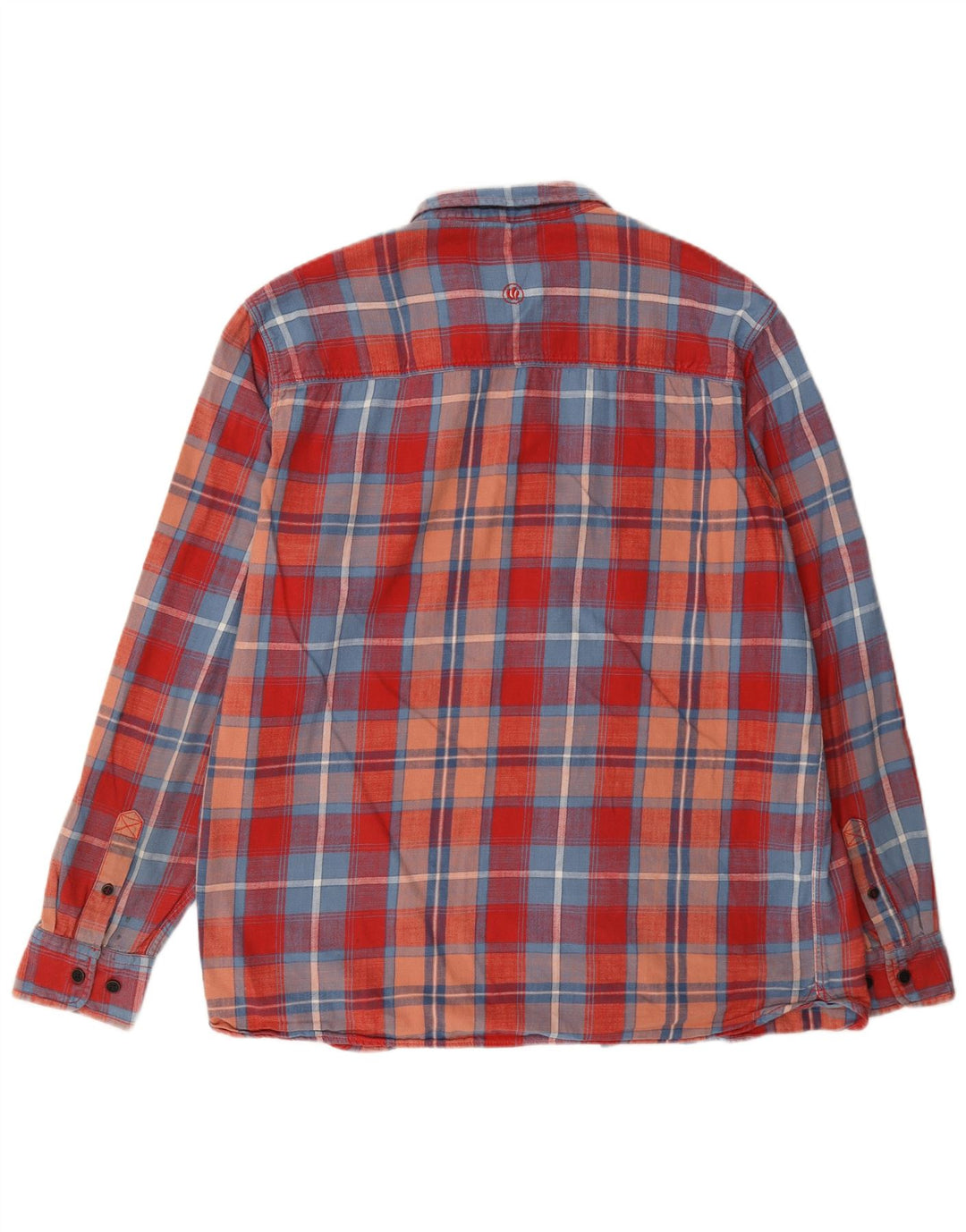 Camicia in flanella da uomo Fat Face XL in cotone a quadri rossi