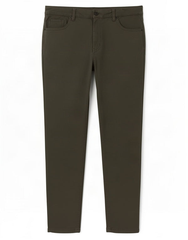 Pantaloni casual dritti da donna Marks & Spencer UK 18 XL W36 L28 Verde
