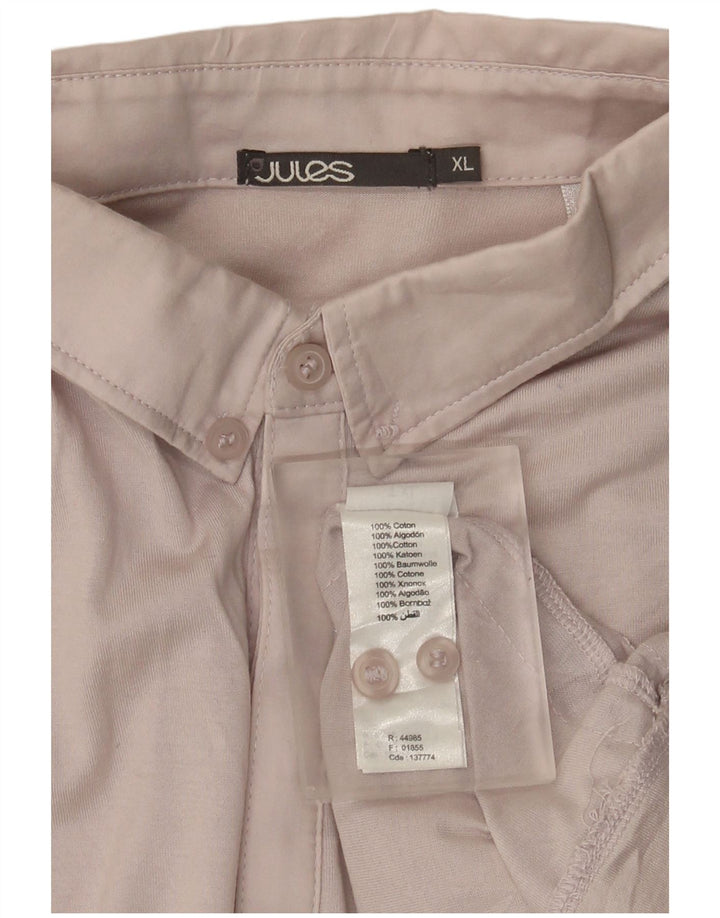 Polo da uomo Jules XL in cotone rosa