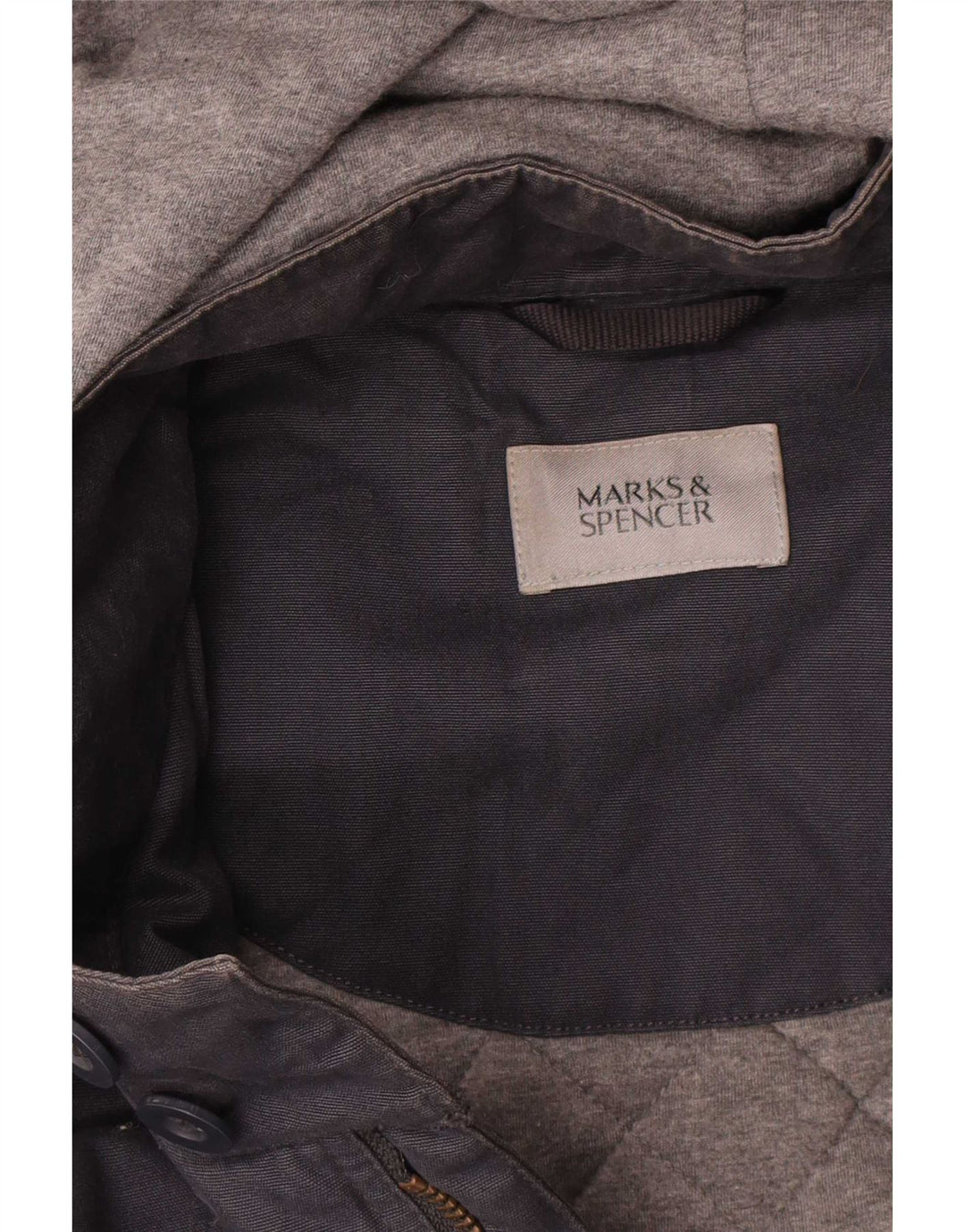 Giacca Parka con cappuccio da uomo Marks & Spencer UK 42 XL Blu navy