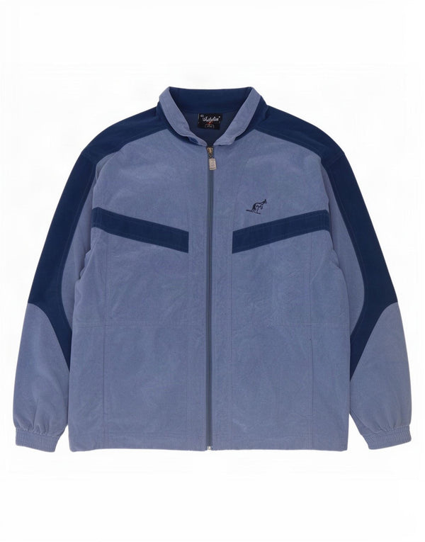 AUSTRALIAN L'ALPINA Giacca da tuta da uomo UK 46 XL Blu Colourblock
