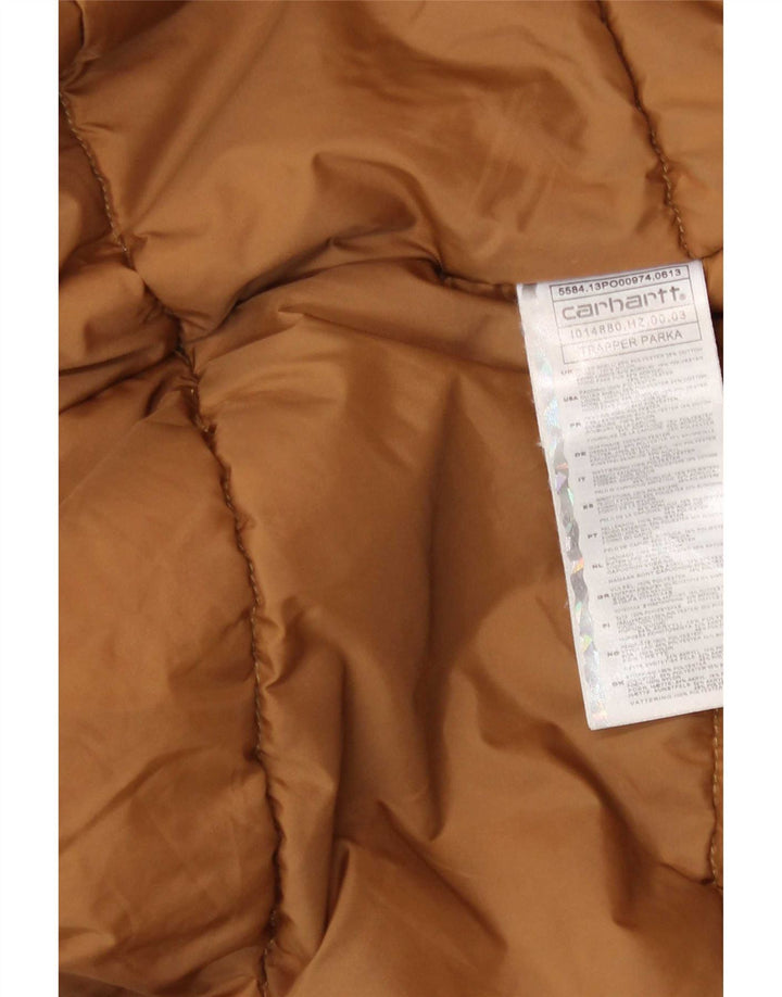 Giacca parka con cappuccio da uomo Carhartt UK 38 Poliestere color block beige medio