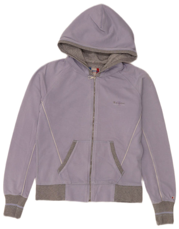 Felpa con cappuccio e zip Champion Heritage Classics da donna UK 10 Small Viola
