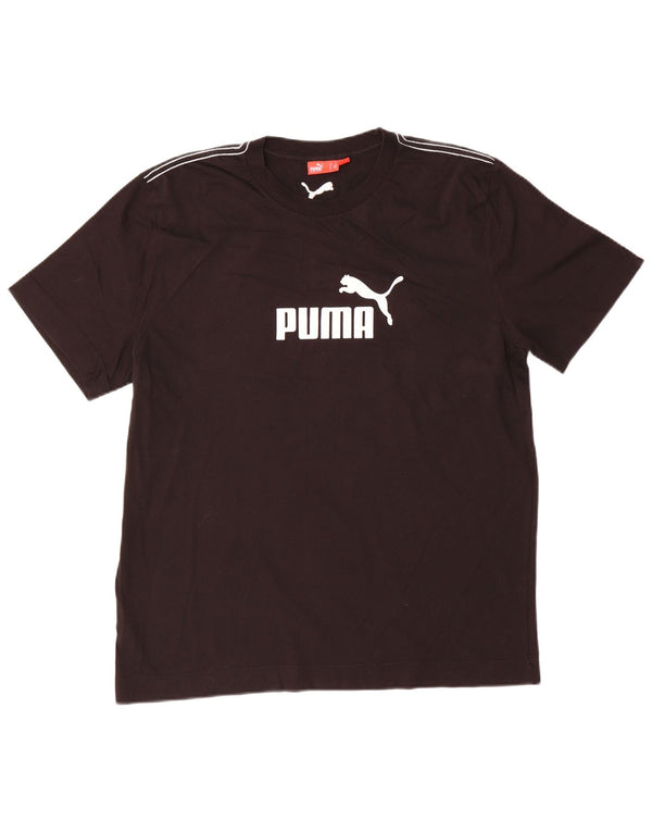T-shirt grafica da uomo Puma Large nera