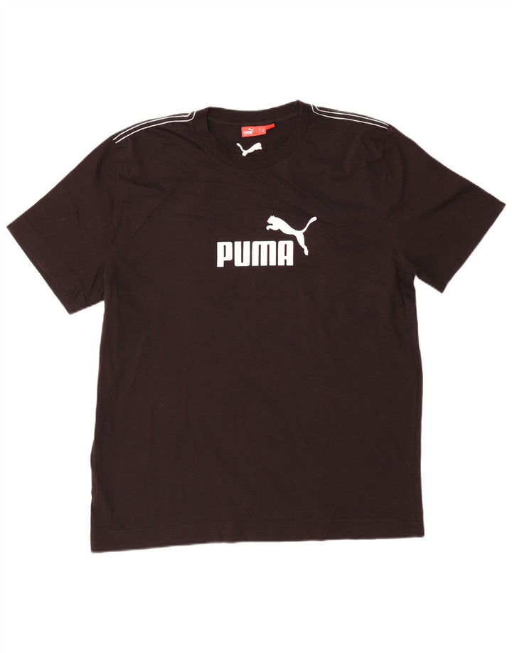 T-shirt grafica da uomo Puma Large nera