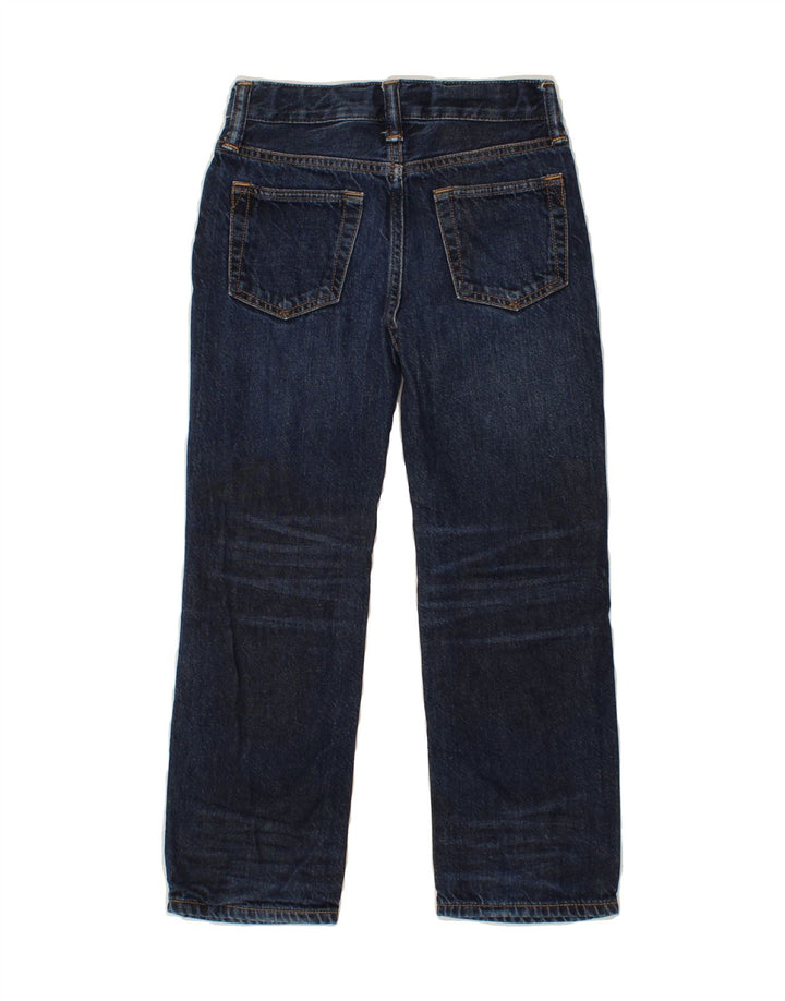 GAP Boys Straight Jeans 6-7 Years W24 L20 Navy Blue Polyester Vintage Gap and Second-Hand Gap from Messina Hembry 