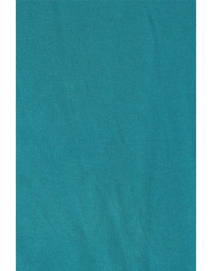Massimo Dutti Maglione da donna con scollo a V UK 14 Cotone blu medio