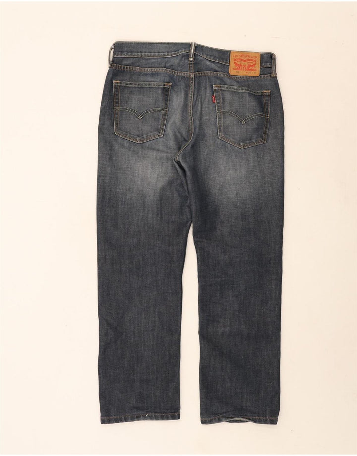 LEVI'S Mens 514 Straight Jeans W33 L28 Navy Blue Cotton Vintage Levi's and Second-Hand Levi's from Messina Hembry 