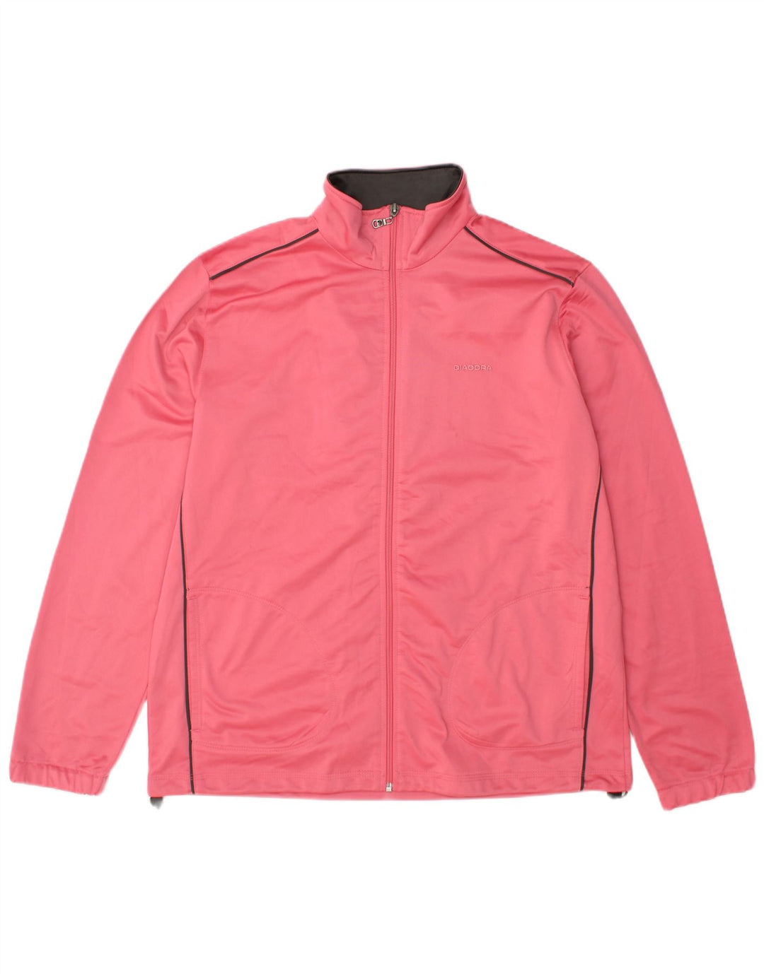 Giacca da tuta da donna Diadora UK 18 XL Poliestere rosa