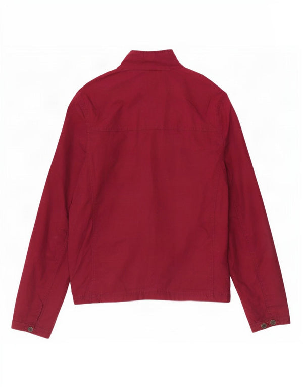 Giubbotto bomber da uomo Tommy Hilfiger UK 38 cotone bordeaux medio