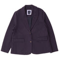 Crew Clothing Giacca blazer da donna a 2 bottoni UK 16 Large in viscosa blu navy