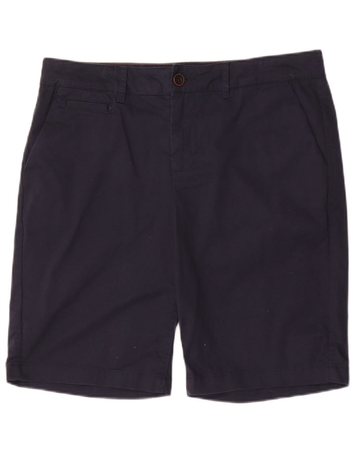Pantaloncini bermuda da donna Fat Face UK 12 medi W34 cotone blu navy