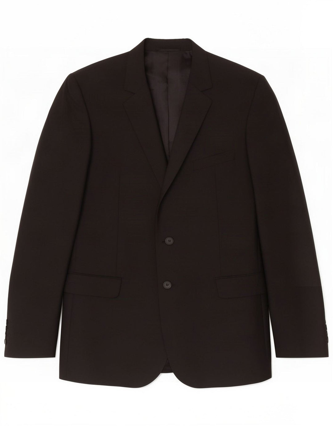 Aquascutum Giacca blazer a 2 bottoni da uomo UK 42 XL Lana nera