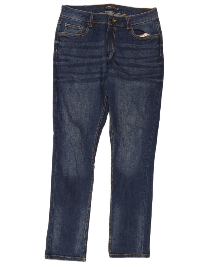 Jeans dritti da uomo Farah W30 L32 cotone blu navy