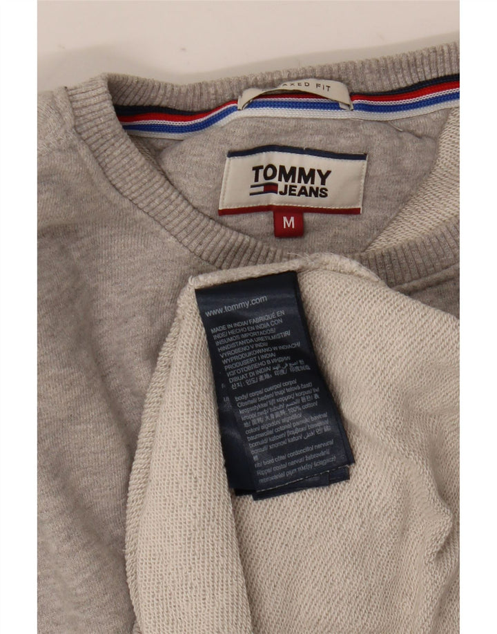 Tommy Hilfiger Uomo Felpa con vestibilità rilassata Maglione Cotone grigio medio