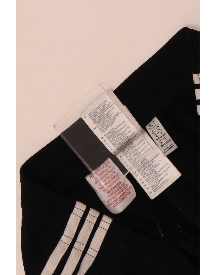Pantaloncini sportivi Adidas da ragazzo 13-14 anni in poliestere nero