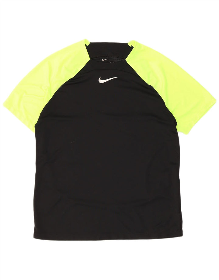 T-shirt Nike da uomo Dri Fit Top XL poliestere color block nero