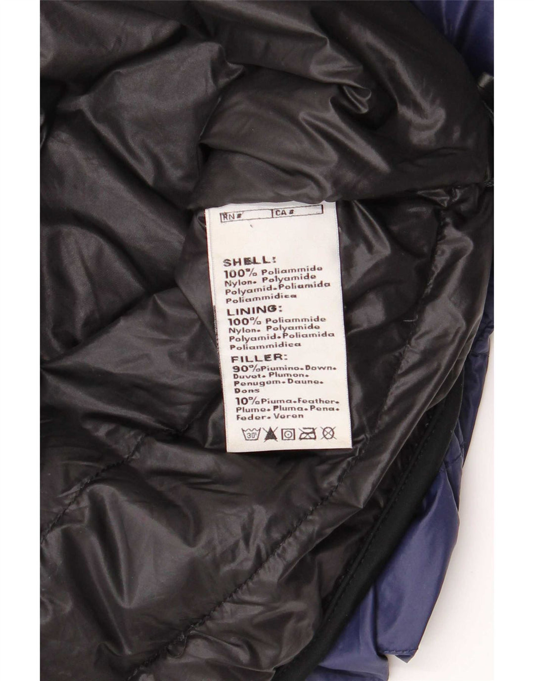 Giacca imbottita da uomo Kappa UK 40 Large blu navy in poliammide