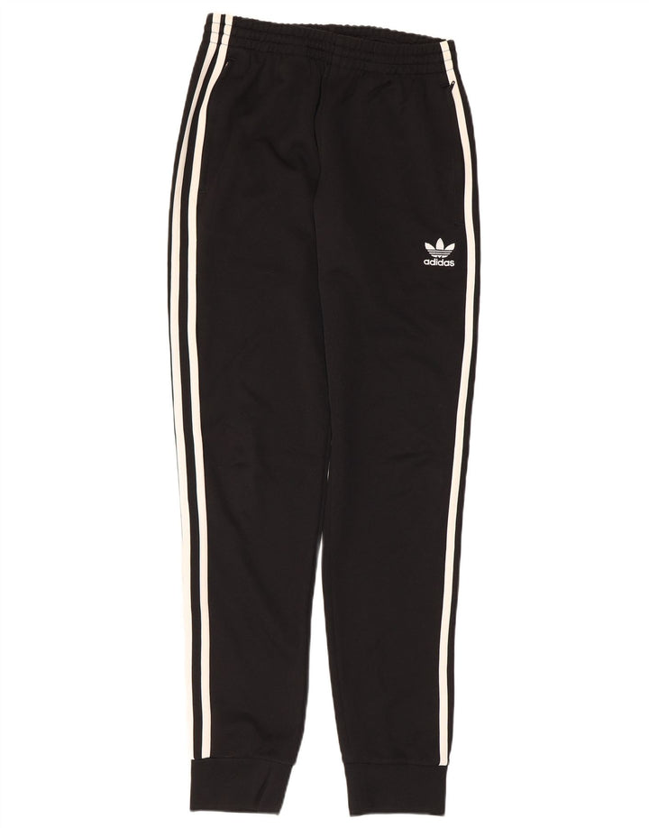 Pantaloni da tuta da uomo Adidas Joggers piccoli in poliestere nero