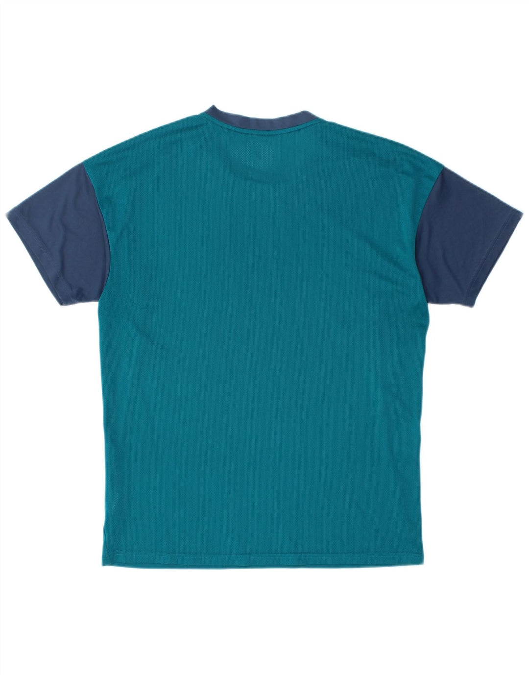 T-shirt da uomo PUMA Top in poliestere color block blu medio
