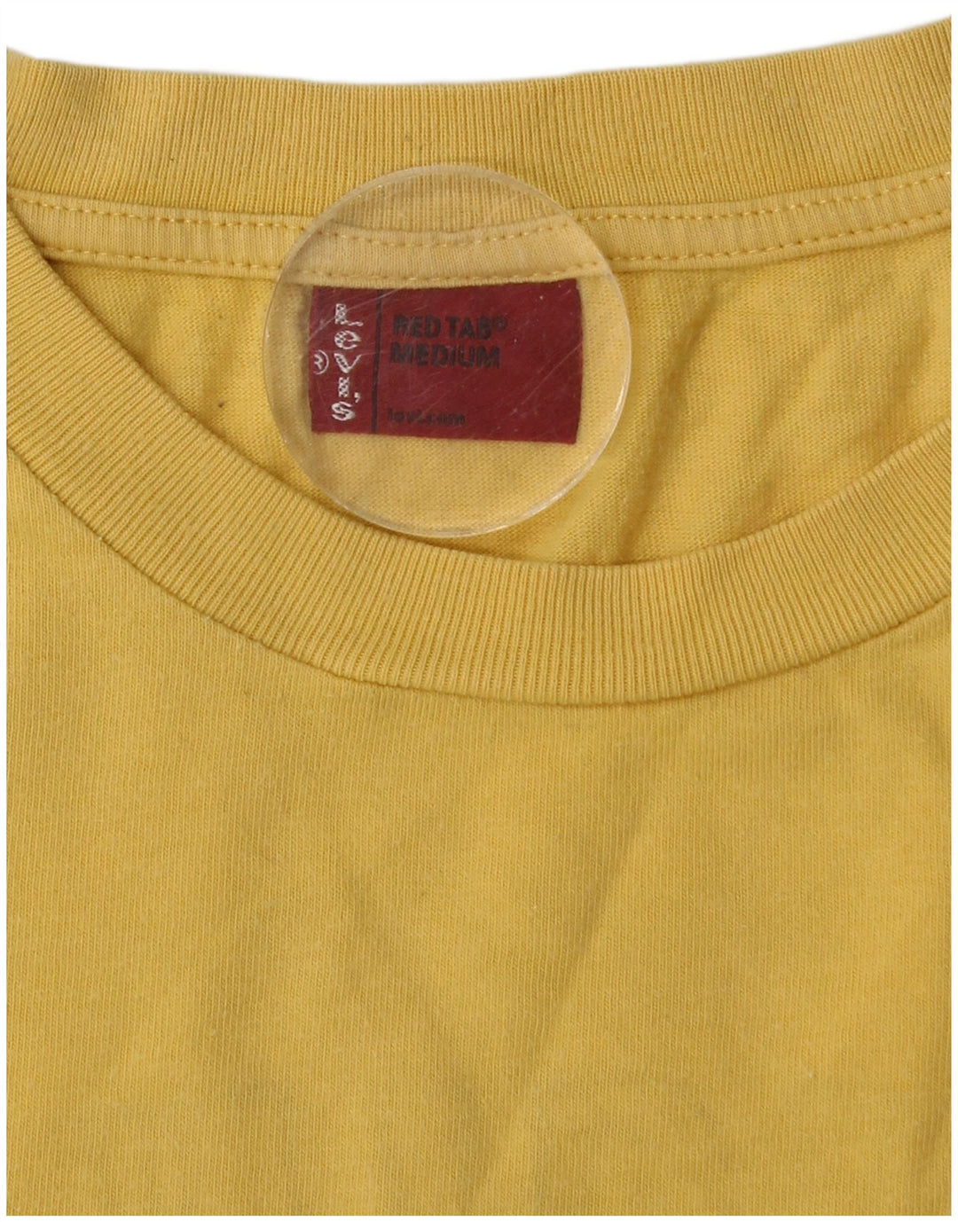 T-shirt grafica da uomo Levi's Top gialla media