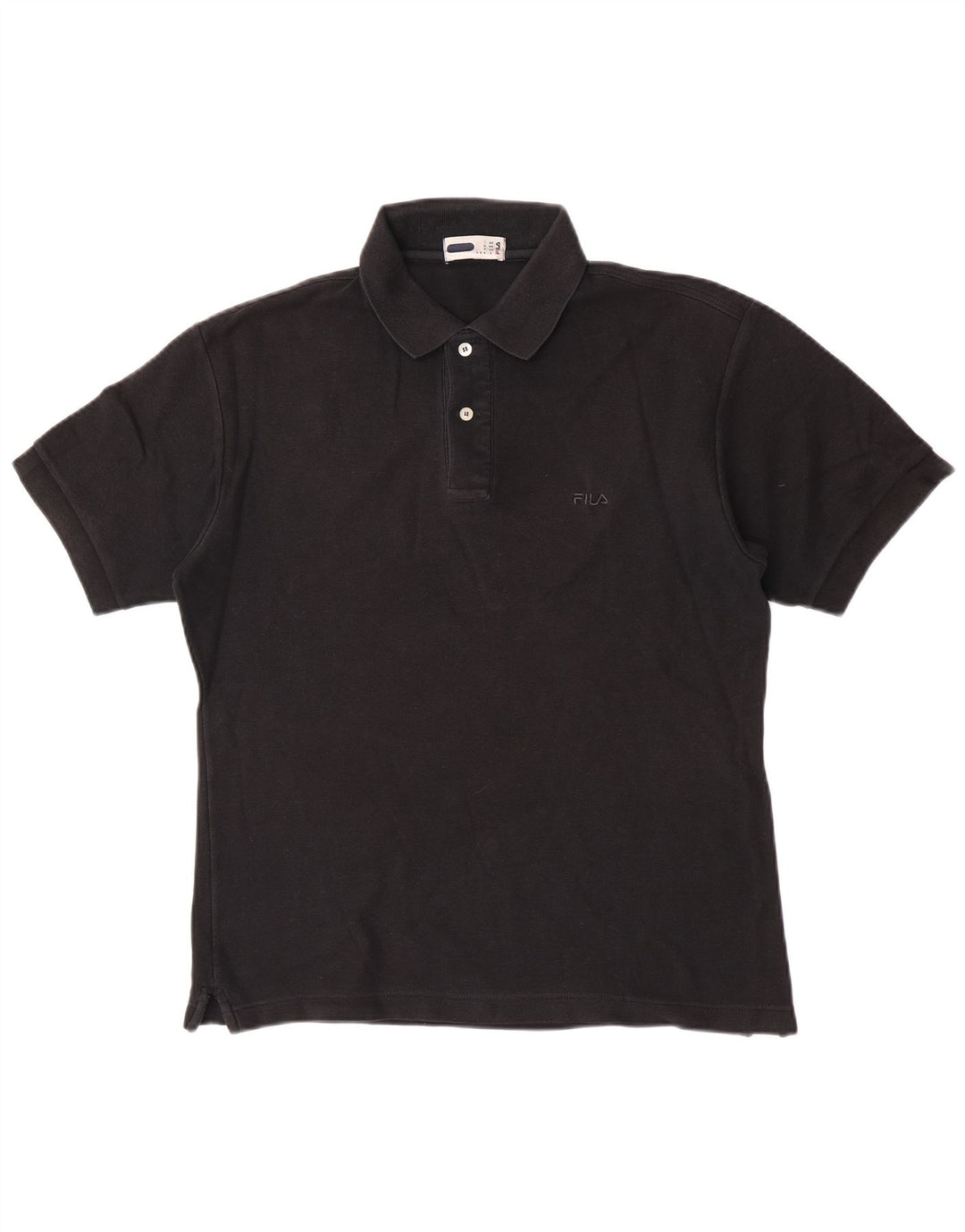Polo Uomo Fila IT 46 Small Cotone Nero