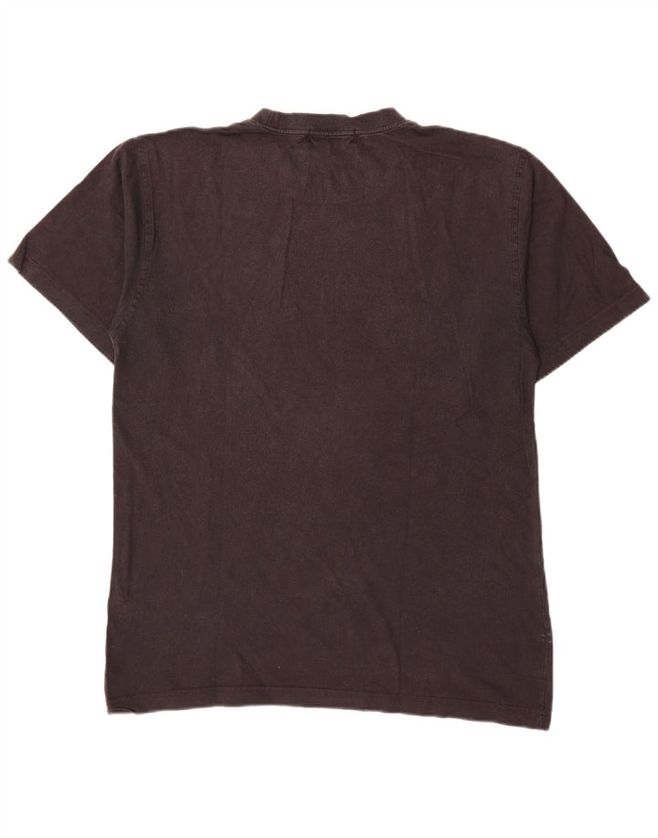 T-shirt grafica da uomo Fila Top Small in cotone nero