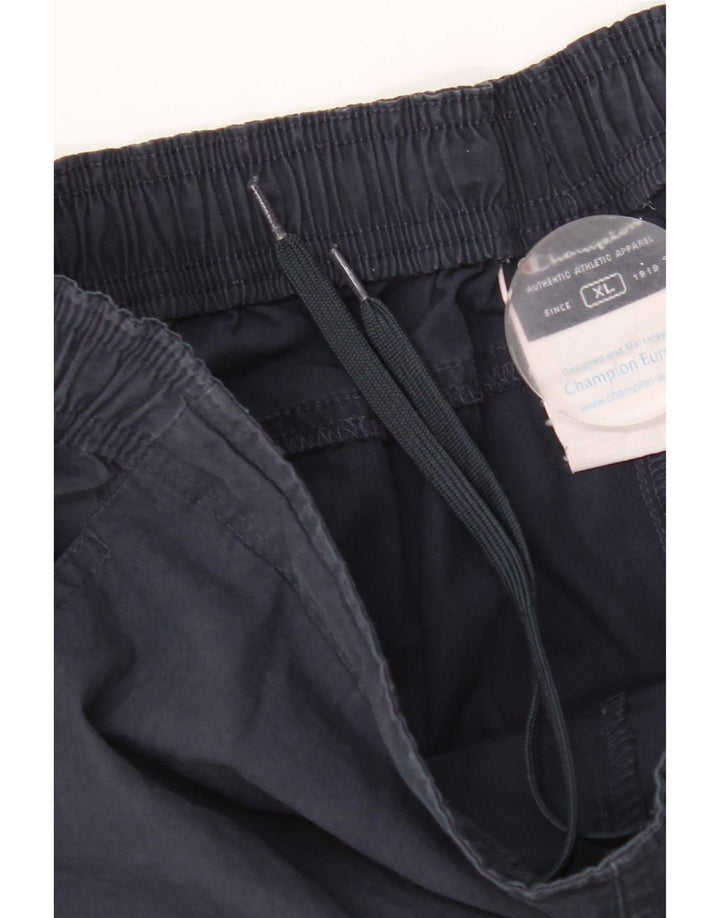 Pantaloni da tuta da uomo Champion XL in cotone blu navy
