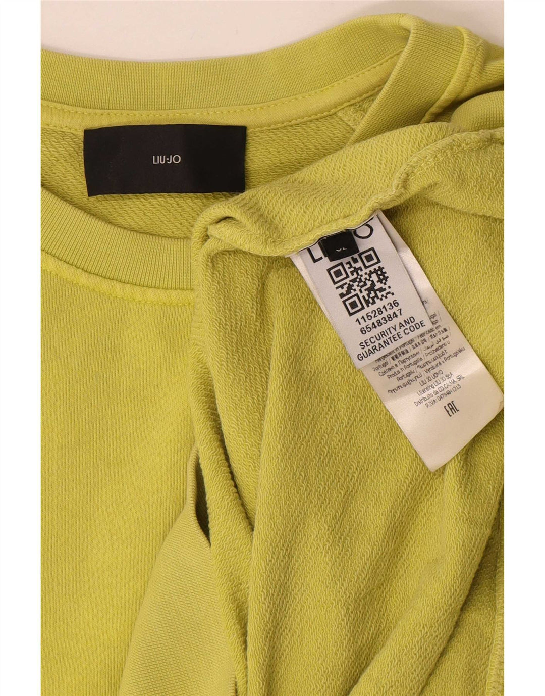 Felpa Uomo Liu Jo Maglione XL Giallo Cotone