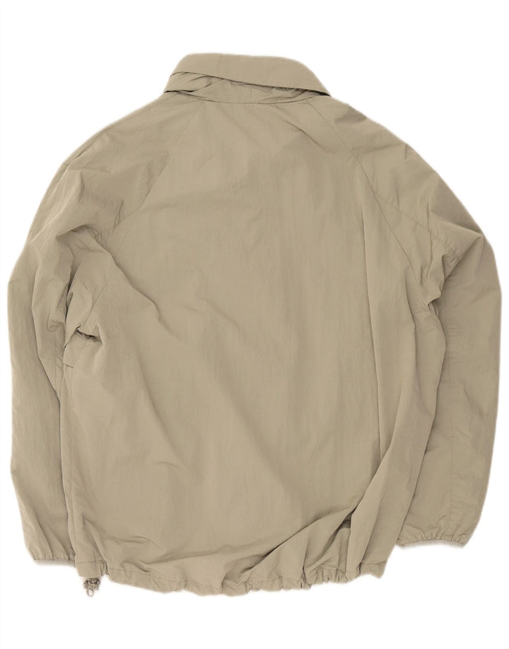 Giacca anorak da uomo vestibilità ampia Zara UK 36 piccola poliestere kaki