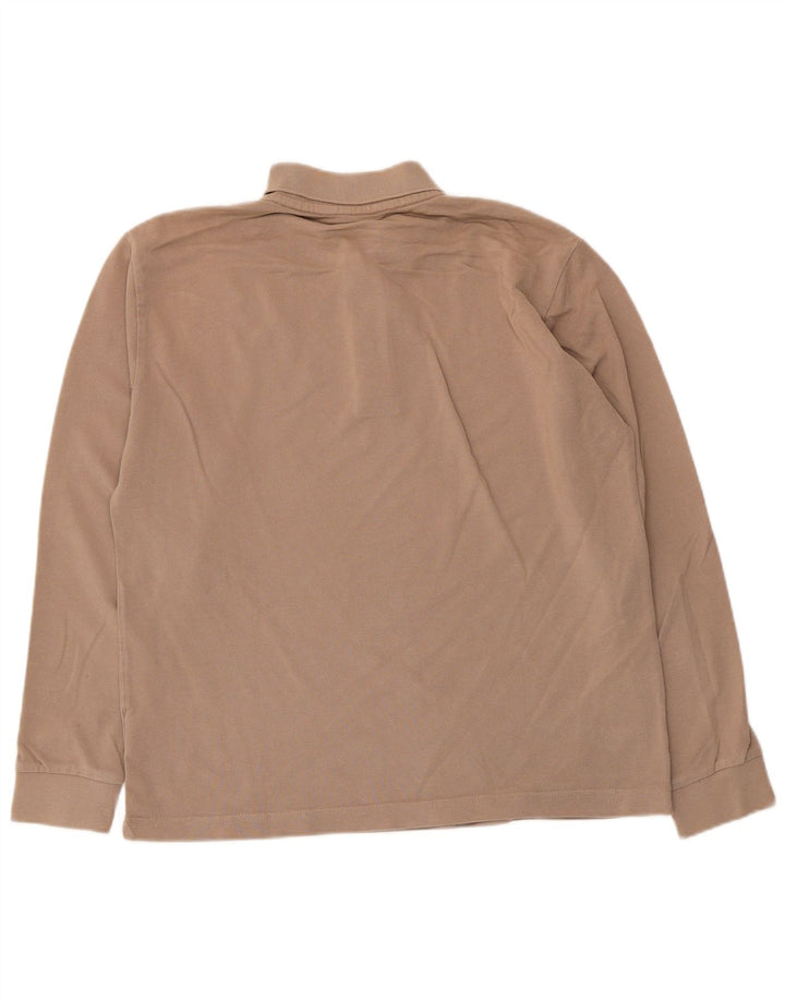 Polo Kappa Uomo Manica Lunga Small Grigio Cotone