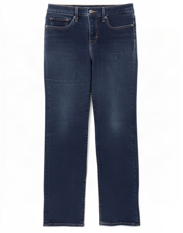 Jeans dritti da donna Levi's W28 L30 cotone blu