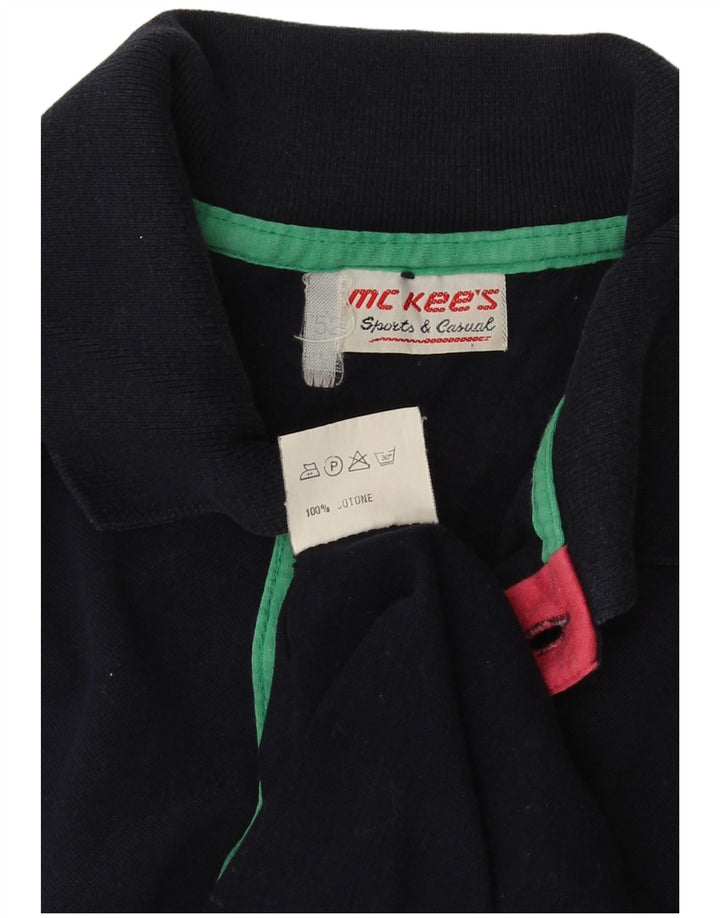 Polo da uomo MC Kee IT 52 Large in cotone blu navy