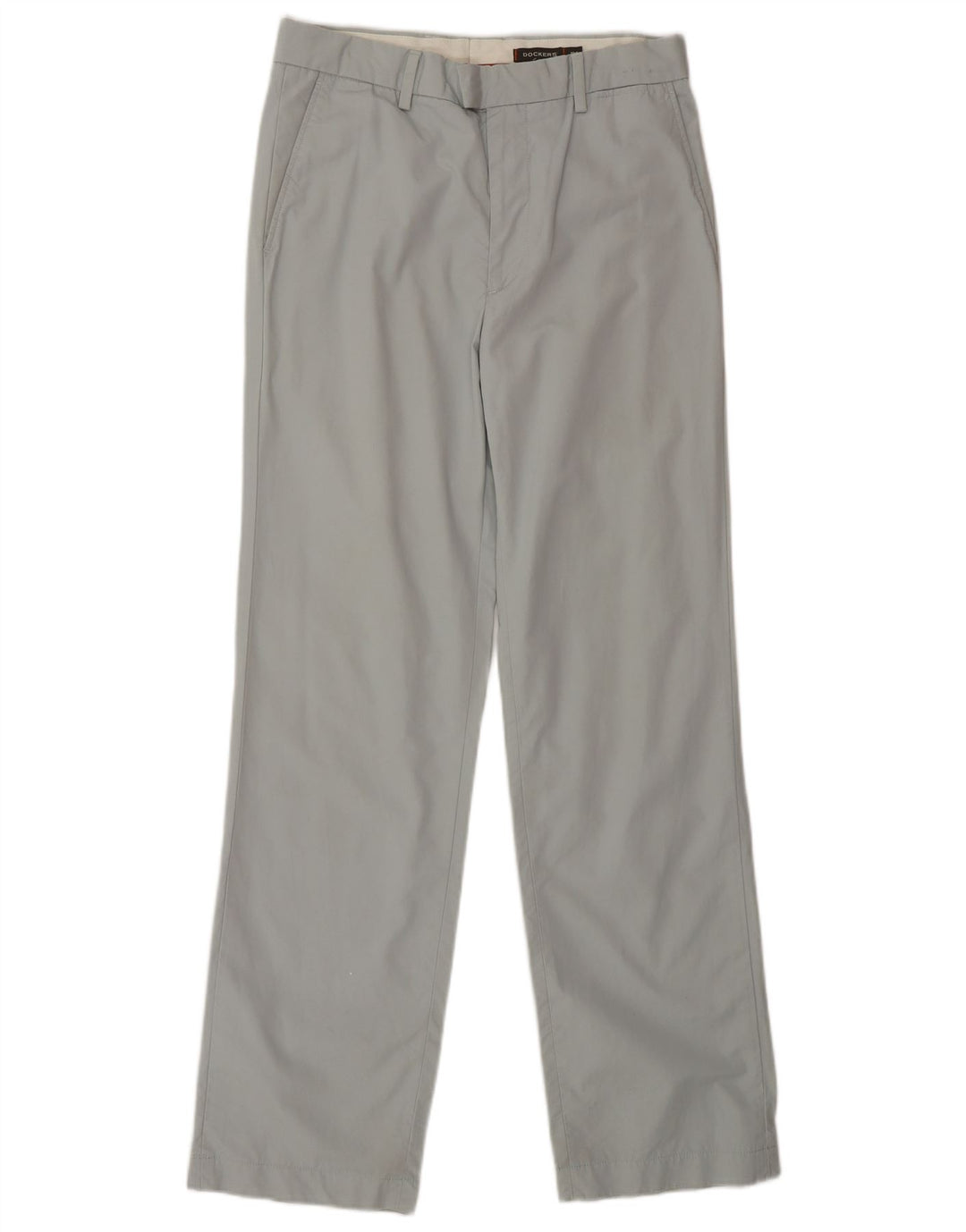 Pantaloni chino dritti da uomo Dockers W31 L32 in cotone grigio