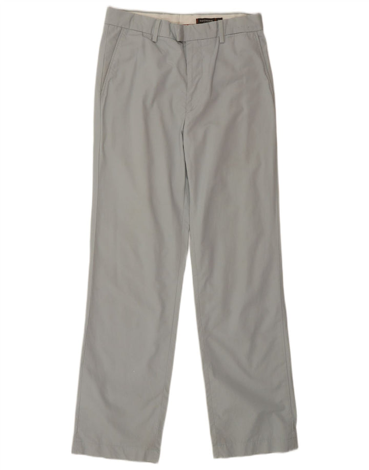 Pantaloni chino dritti da uomo Dockers W31 L32 in cotone grigio