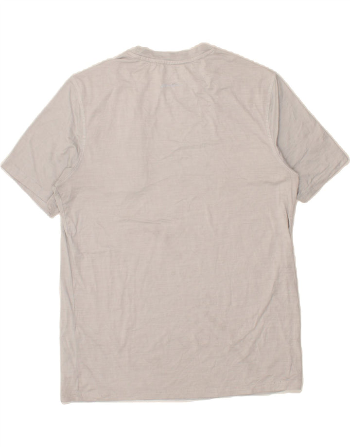 EDDIE BAUER Mens T-Shirt Top Medium Grey Colourblock Polyester Vintage Eddie Bauer and Second-Hand Eddie Bauer from Messina Hembry 
