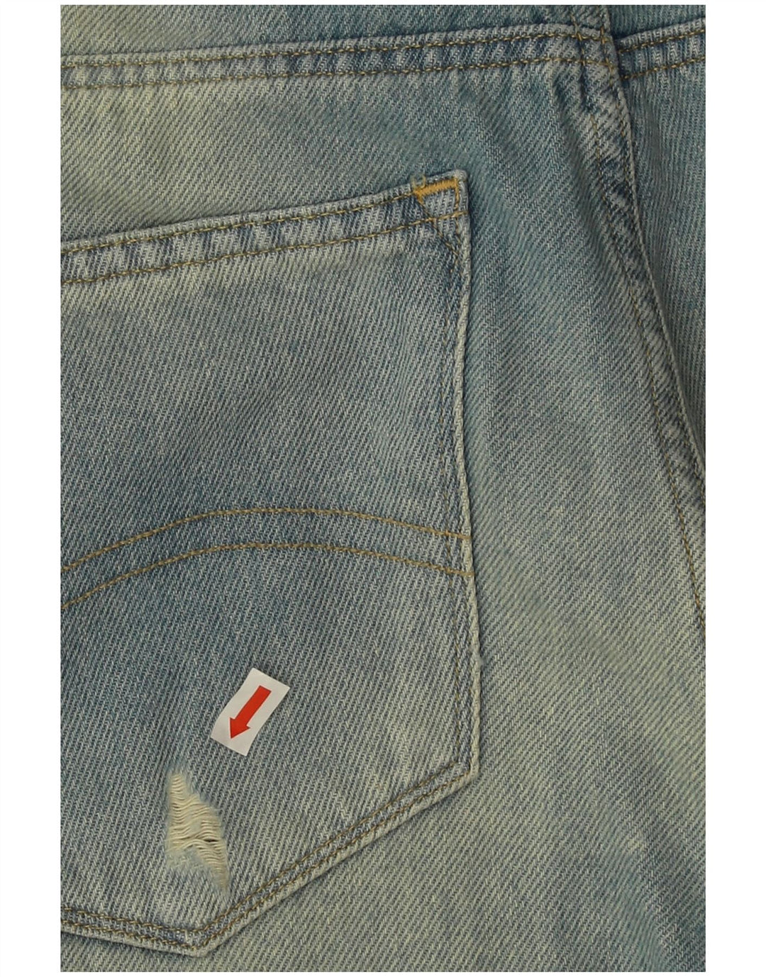 TOMMY HILFIGER Pantaloncini di jeans da uomo W30 Cotone blu medio