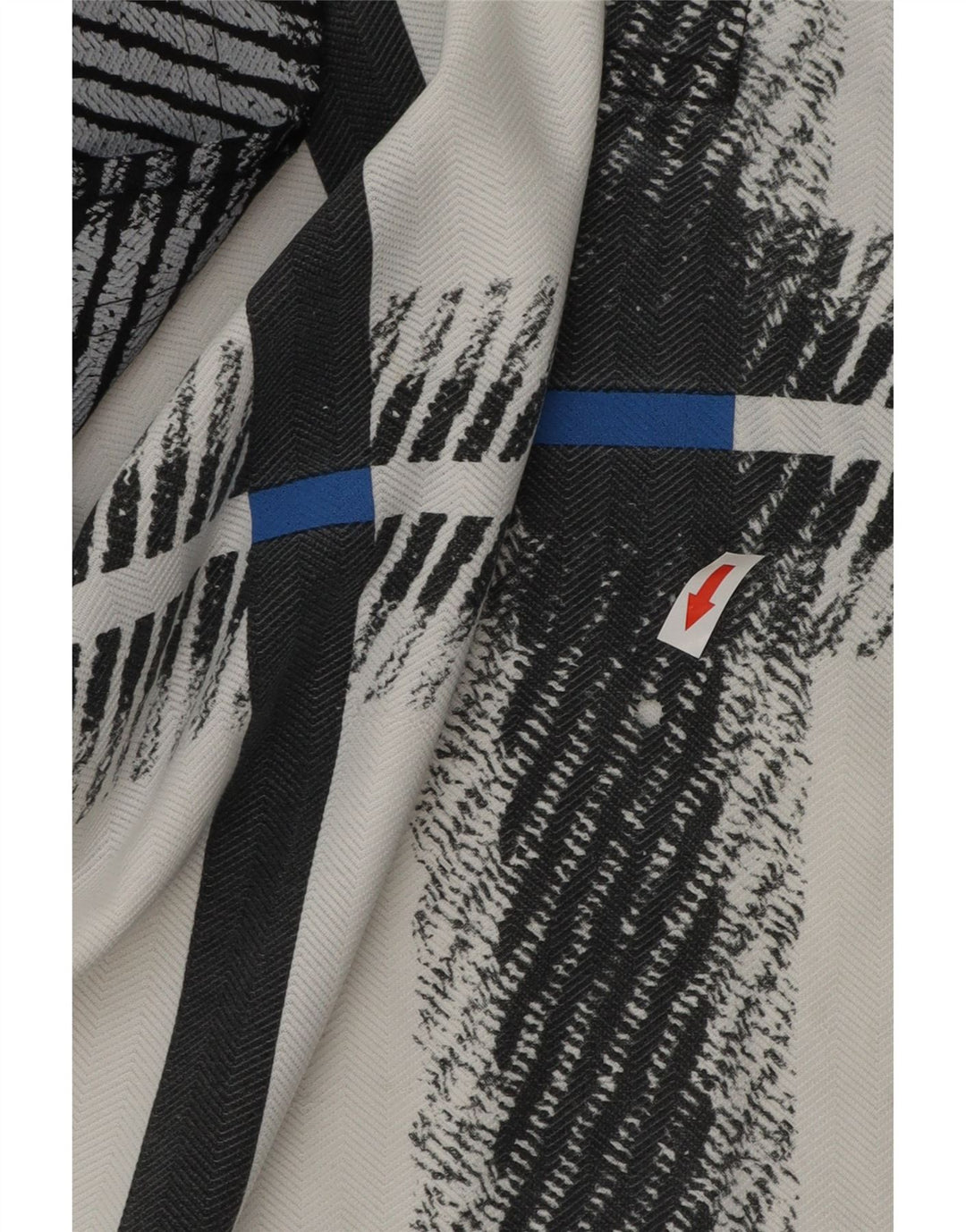 Polo da uomo Lotto in poliestere color block bianco medio